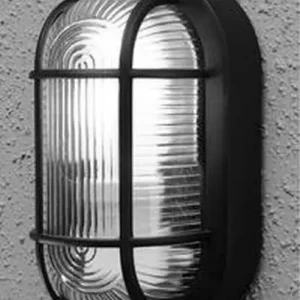 Neu KON 7650-750 Wandaußenleuchte 1x40W E27 Riffelglas IP44 B120 H200 A105 L36463