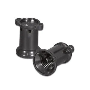 HOUBEN Illuminationsfassung sw E27 Kst 990047 BefestFuß Markenware