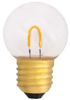 Sonderaktion ILLI - LP4201ZK LED-Kugellampe FM E27 P45 0,6W 2700K 50lm kl 360°