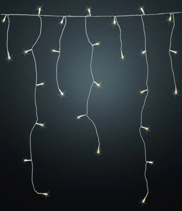 Ausverkauf Hellum LED-Fenster-Eislichtvorhg. 48er mit Trafo 565133