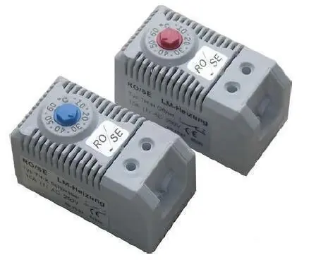 Versand Am Gleichen Tag Rose LM TH-H-25 Schaltschrank-Thermostat Kontaktart Öffner Temperaturbereich -25 bis +35°C und Schnappbefestigung